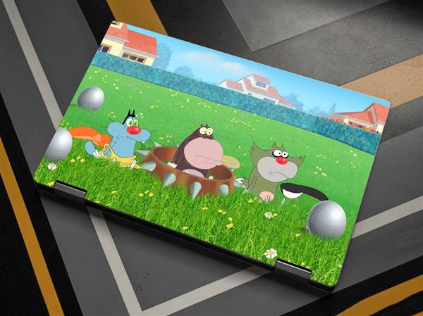 Ảnh đại diện sản phẩm Dán skin laptop mặt lưng và full phím D414